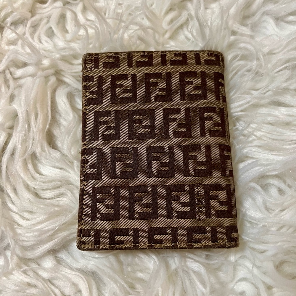 Authentic Vintage Fendi Zucchino Bifold Wallet - Picture 7 of 11